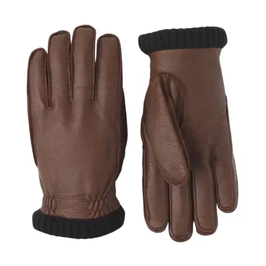 Hestra Deerskin Primaloft Rib 7, Chocolate