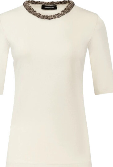 Fabiana Filippi Dame Strikkevarer Beige M,