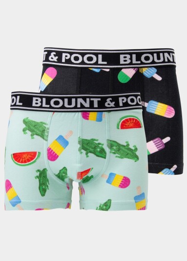 Boxer Shorts Jr Crocodile Icecream 134-140 Underklær