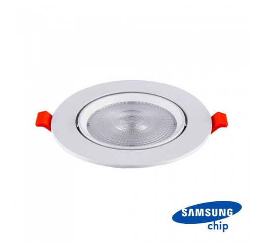V-Tac 20W LED spotlight Hull: Ø14,5 cm Mål: Ø17 3 høy Samsung chip 230V Dimbar : Ikke Kulør Nøytral