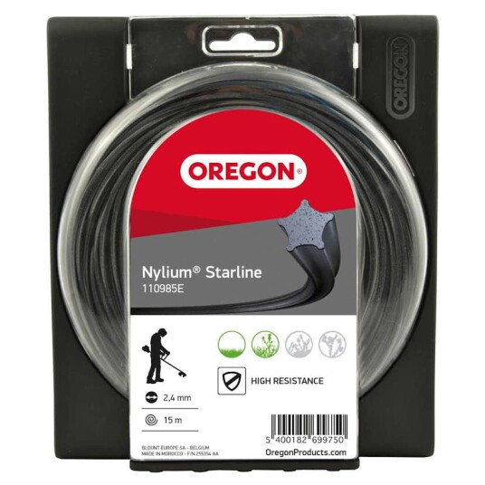 Trimmertråd Oregon Nylium Starline 2.7 mm x 15 m Trimmertråd Oregon Nylium Starline 2.7 mm x 15 m