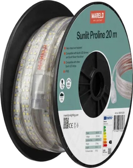 Mareld Led lyslist sunlit proline 20m Mareld Led lyslist sunlit proline 20m