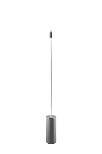 Globen Lighting Gulvlampe Rib Sølv Gulvlamper