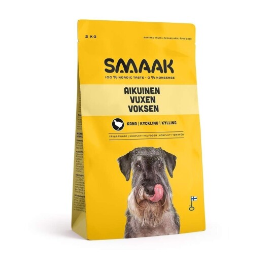Smaak Dog Adult Kylling (2 kg)