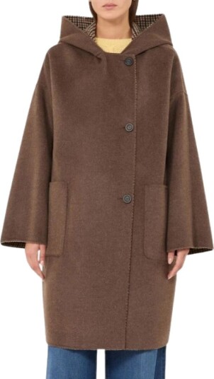 Weekend Max Mara Dame Frakker Brun S,