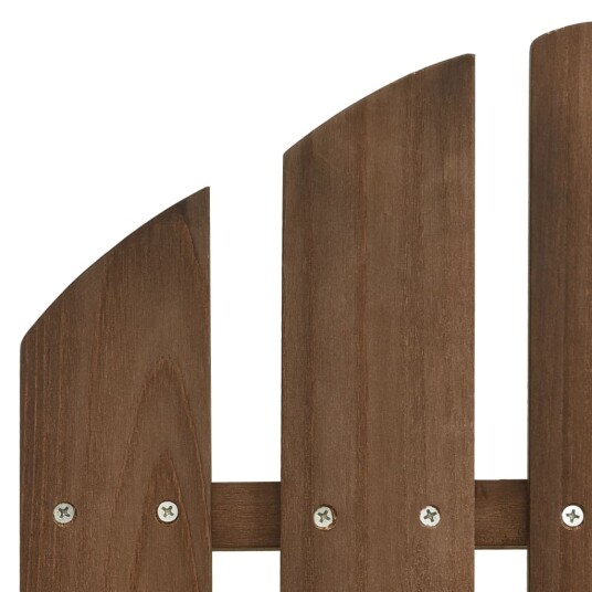 vidaXL Adirondack hagestoler med tebord heltre gran brun vidaXL Adirondack hagestoler med tebord heltre gran brun
