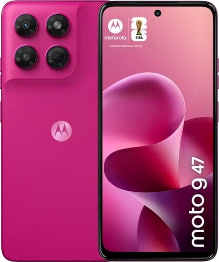 Motorola Moto G47 5G Smarttelefon 6.67" 8GB/128GB - Pantone Fuchsia Red