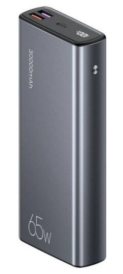 Usams Powerbank Usams Powerbank Pb59 30000Mah 65W 2Xqc3.0 + Pd Fast Charge Black/Black Cmxlogtc01 (Us-Cd165) + Usb-C-Usb-C Cable