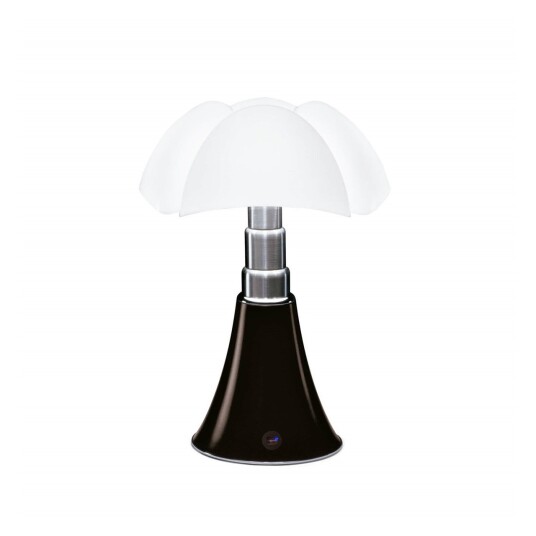 Martinelli Luce Mini Pipistrello 1965 Bordlampe Mørkebrun U. Ledning