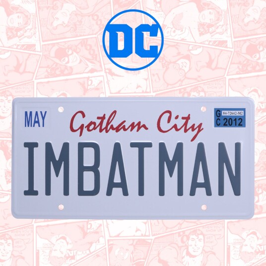 Fanatik DC Comics Batman Metallskilt 29,7x15 cm Fanatik DC Comics Batman Metallskilt 29,7x15 cm