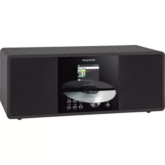 Telestar DIRA S 24 CD - CD-spiller/radio - Svart Telestar DIRA S 24 CD - CD-spiller/radio - Svart