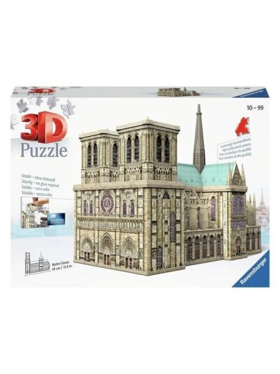 Ravensburger 3D Puzzle Notre Dame Paris 216pcs. 3D Puslespill