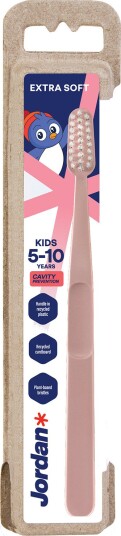 Jordan Clean Smile Care Kids Extra Soft tannbørste 510 år PINK