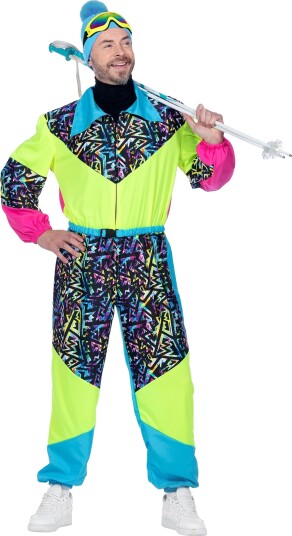 Wilbers & Wilbers 80-talls Neon Skidress Kostyme Medium 005963-H-050