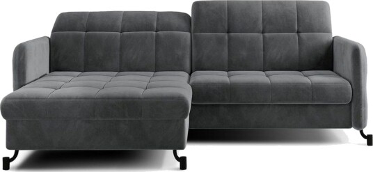 Seksjon Eltap Lorelle 225x160x105 cm Paros 06 Grå Venstre