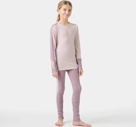 Helly Hansen Jr Lifa Merino Ullundertøysett 164 Lilla