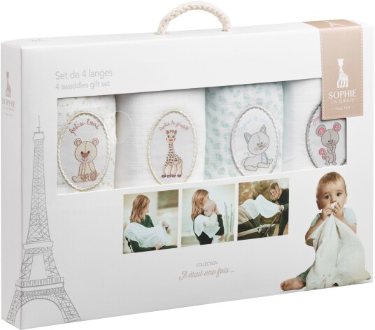 Sophie the Giraffe Musselinteppe 4-pack Sophie the Giraffe Musselinteppe 4-pack