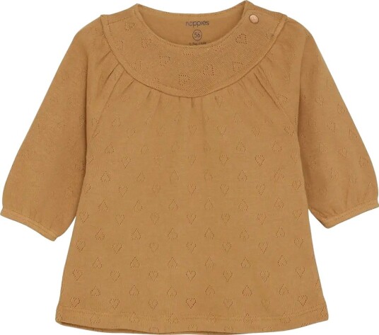 Noppies G Dress Tulalip Long Sleeve N398 BISCUIT 68