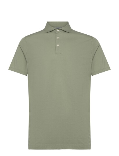 Hackett London Pima Cotton Polo Khaki green XL