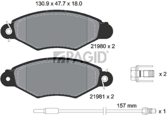 PAGID T9070N Bremseklosser