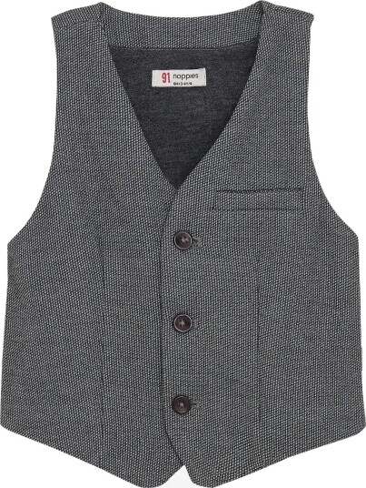 Noppies B Gilet Rumson P287 GREY MELANGE 128