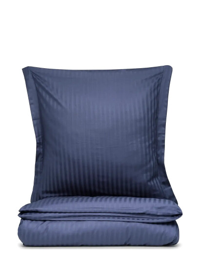Engholm Textiles Cloe Sengesæt - Navy - 140X200 Engholm Textiles Cloe Sengesæt - Navy - 140X200