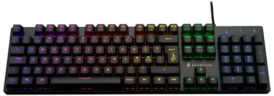 Surefire Kingpin M2 Gamingtastatur RGB med USB tilkobling - Nordisk Layout - Sort Surefire Kingpin M2 Gamingtastatur RGB med USB tilkobling - Nordisk Layout - Sort