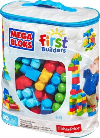 Mega Bloks Byggeklosser 80 Stk Fra 12 Måneder
