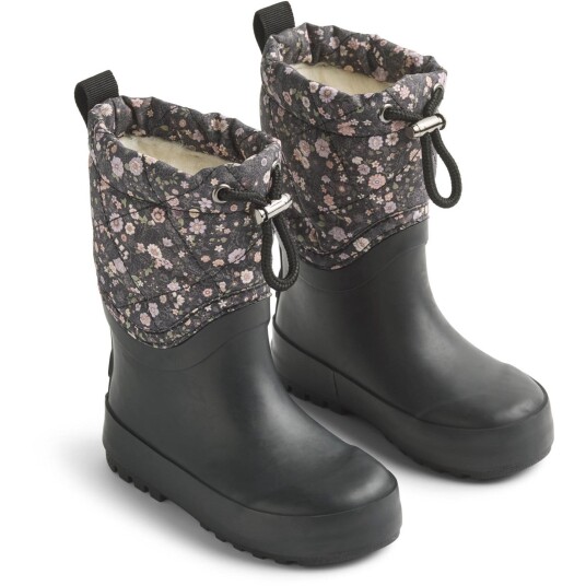 Wheat Black Sea Open Flowers Thermo Snowboot Drizzle 35