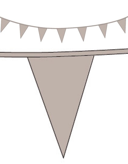 10 Meter Banner med Sølvfargede Vimpel Flagg 10 Meter Banner med Sølvfargede Vimpel Flagg