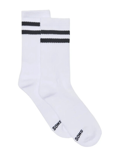 ONLY & SONS Onsbasic Tennis Sock 2 Pack Noos - White - 39-42