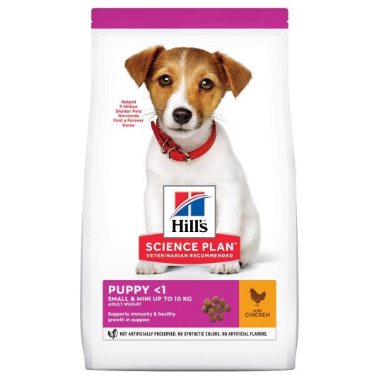 Hill'S Science Plan Puppy <1 Small & Mini Mini Kylling 2 X 6 kg Hill'S Science Plan Puppy <1 Small & Mini Mini Kylling 2 X 6 kg