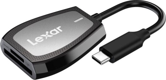Lexar LRW470U SD/microSD minnekortleser UHS-II Dual-Slot USB-C