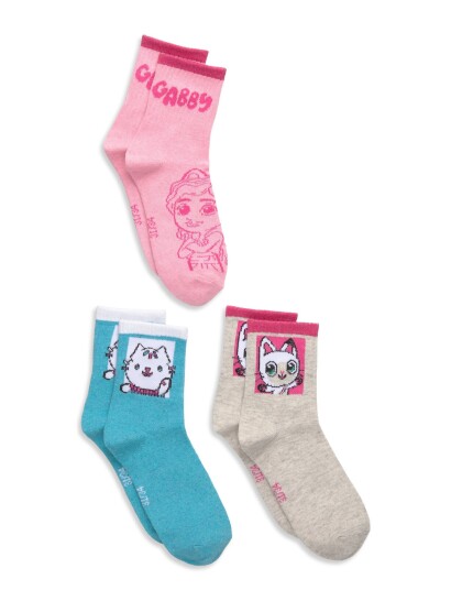 Gabby"s Dollhouse Socks   Multi/patterned   23/26