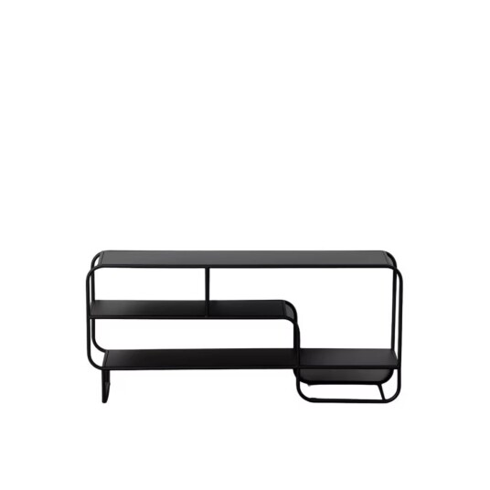 Bokhylla Svart Järn 110 x 30 x 50 cm