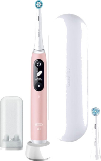 Oral-B iO Series 6 Elektrisk Tannbørste Rosa med Etui og Bluetooth Oral-B iO Series 6 Elektrisk Tannbørste Rosa med Etui og Bluetooth