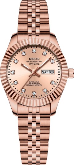 Nibosi Millbury Day Date Rose Gold Nibosi Millbury Day Date Rose Gold