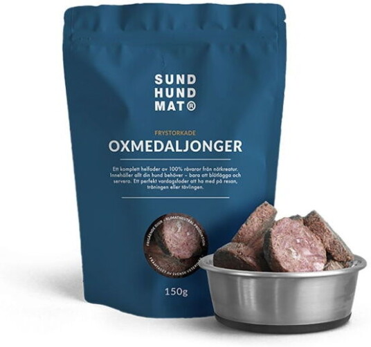 Sund Hundmat Frysetørket Oksemedaljong 150 g