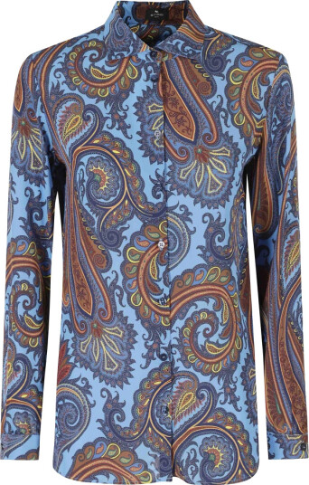 Etro Dame Bluser & Skjorter Blå XS, Etro Dame Bluser & Skjorter Blå XS,