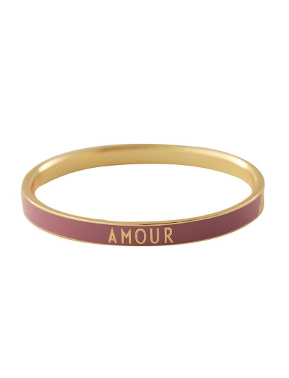 DESIGN LETTERS Word Candy Bangle |Rosa |One Size