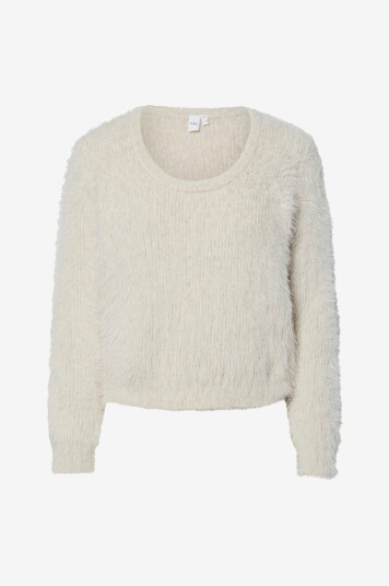 Yas Pullover yasLava LS Knit Grå
