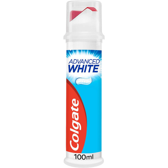 Colgate Tannkrem Advanced White 100 ml. Pumpe