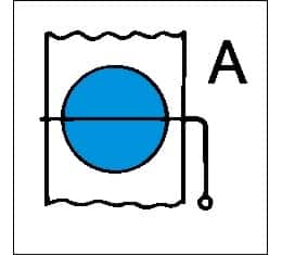 FIRE DAMPER A PVC 40x40cm