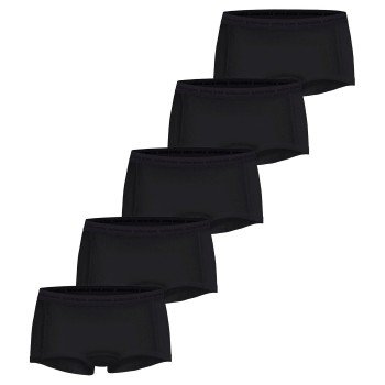 Björn Borg Truser 5P Everyday Boxer Shorts Svart bomull X-Large Dame Björn Borg Truser 5P Everyday Boxer Shorts Svart bomull X-Large Dame