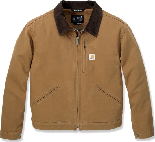 Carhartt RELAXED FIT CANVAS DETROIT JACKET W CARHARTT BROWN