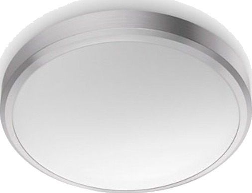 Philips Funksjonell Doris Taklampe 17 W Led Ikke Utskiftbare Pærer 1500 Lm Ip44 Nickel