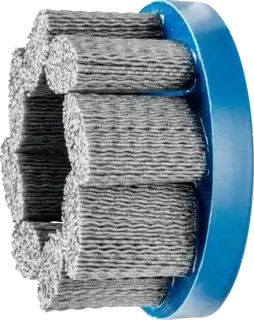Pferd Composite Disc Brushes Crimped Composite, Flex, With Hole, 10 Cm, 1 Stykker