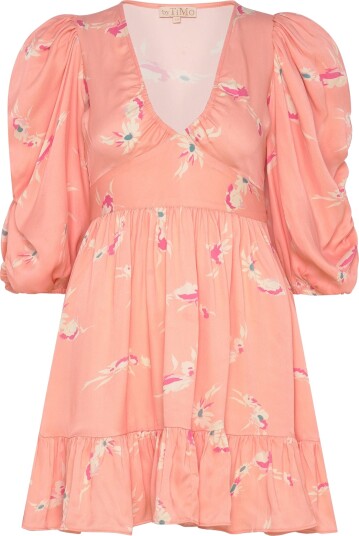 by Ti Mo | Crepe Satin Puffed Mini Dress | S by Ti Mo | Crepe Satin Puffed Mini Dress | S