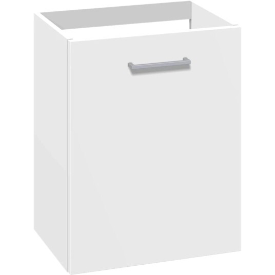 1904 Voss Slim Servantskap med 1 dør Hvit Matt / 50cm Høyre Hengslet GRO-7041014 1904 Voss Slim Servantskap med 1 dør Hvit Matt / 50cm Høyre Hengslet GRO-7041014