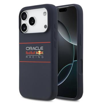 Red Bull iPhone 17 Pro Oracle Racing horisontalt silikon deksel med logo   MagSafe kompatibel   Marine
